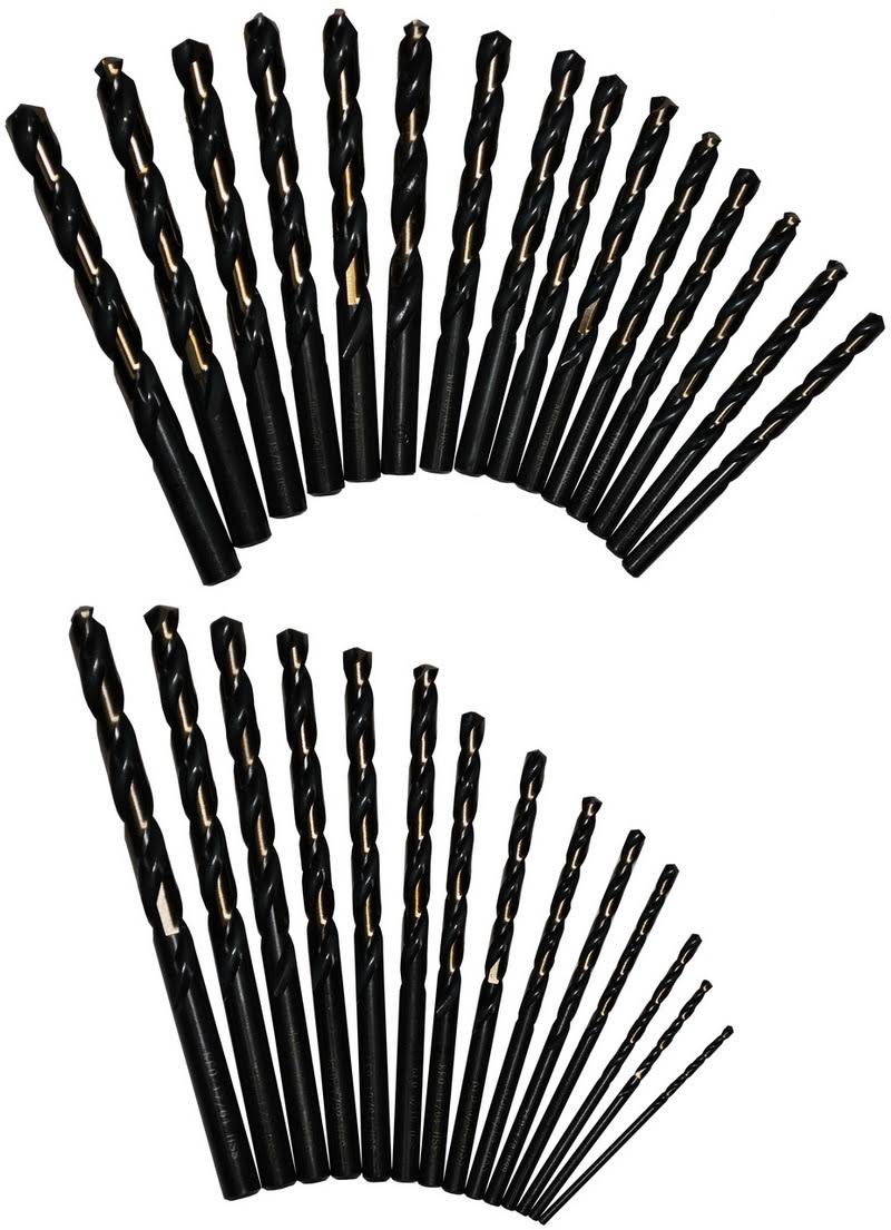 29 Pc HSS Black & Gold Jobber Drill Bit Set Z466