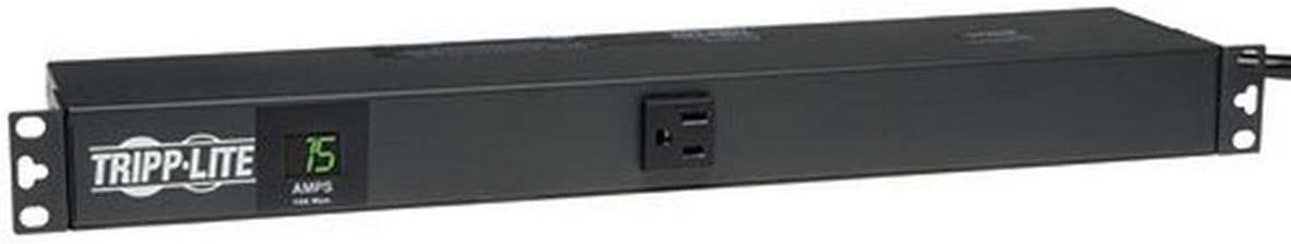 Metered PDU, 15A, 13 Outlets, 120V, 15 ft. Cord, 1U Rack-Mount Power R52226