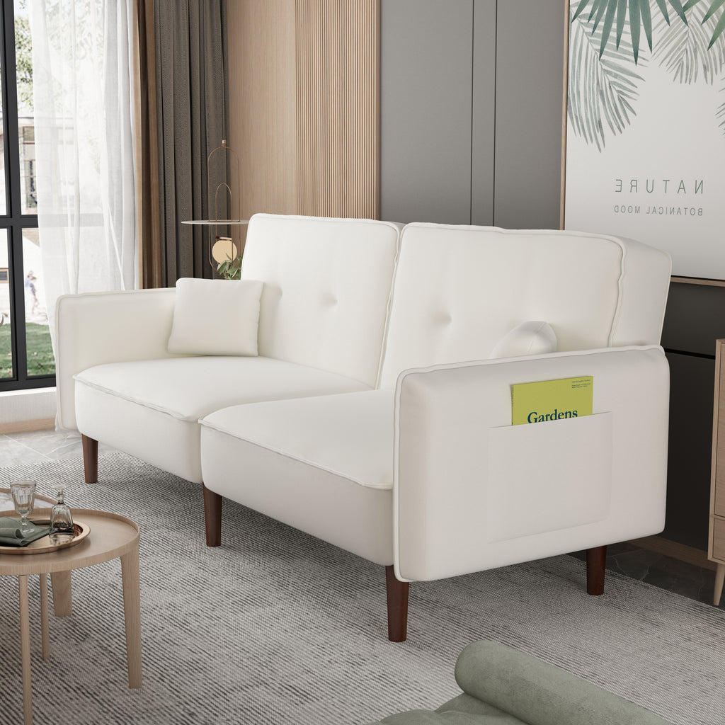 Cotton Linen Fabric Sofa Bed V600