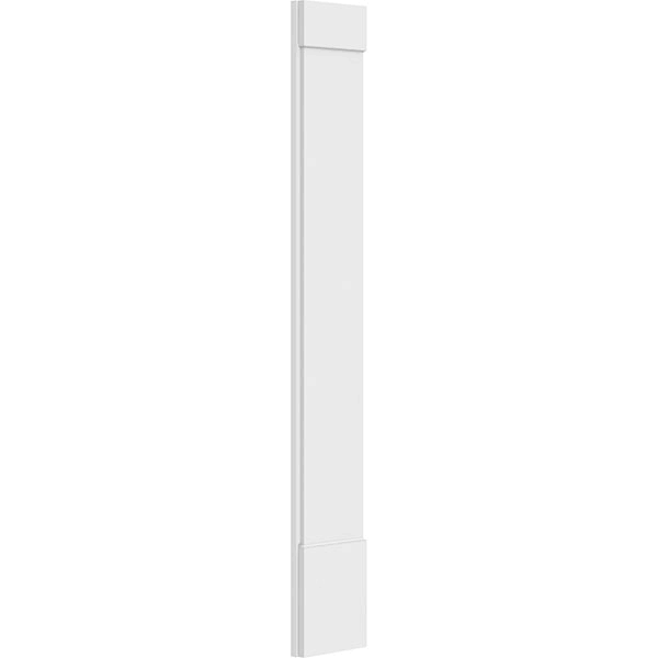 Plain PVC Pilaster with Standard Capital and Base (Pair) Z863