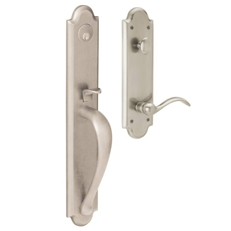 Satin Nickel Single Cylinder Handleset F764
