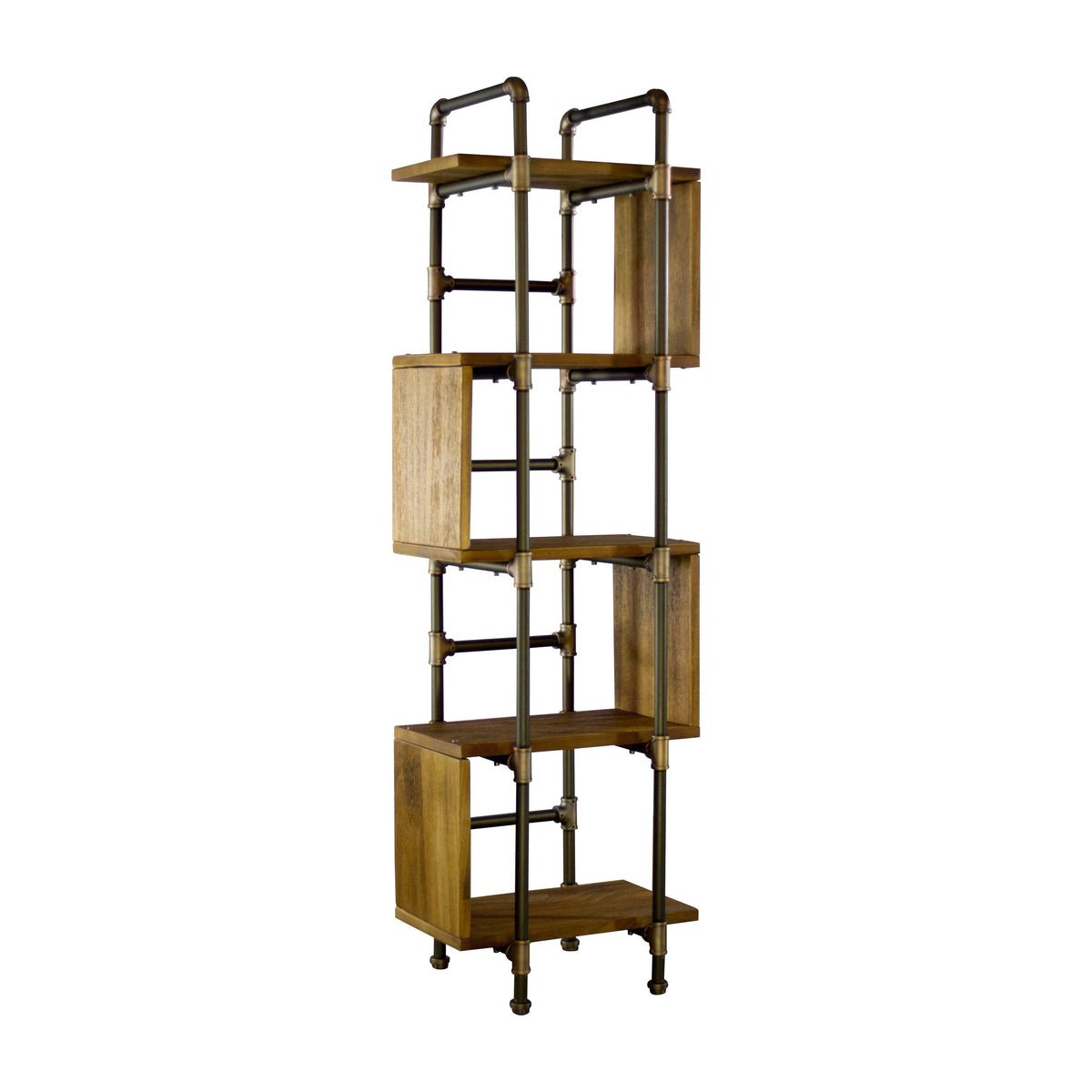 Modern Industrial Etagere Bookcase Display Y1483