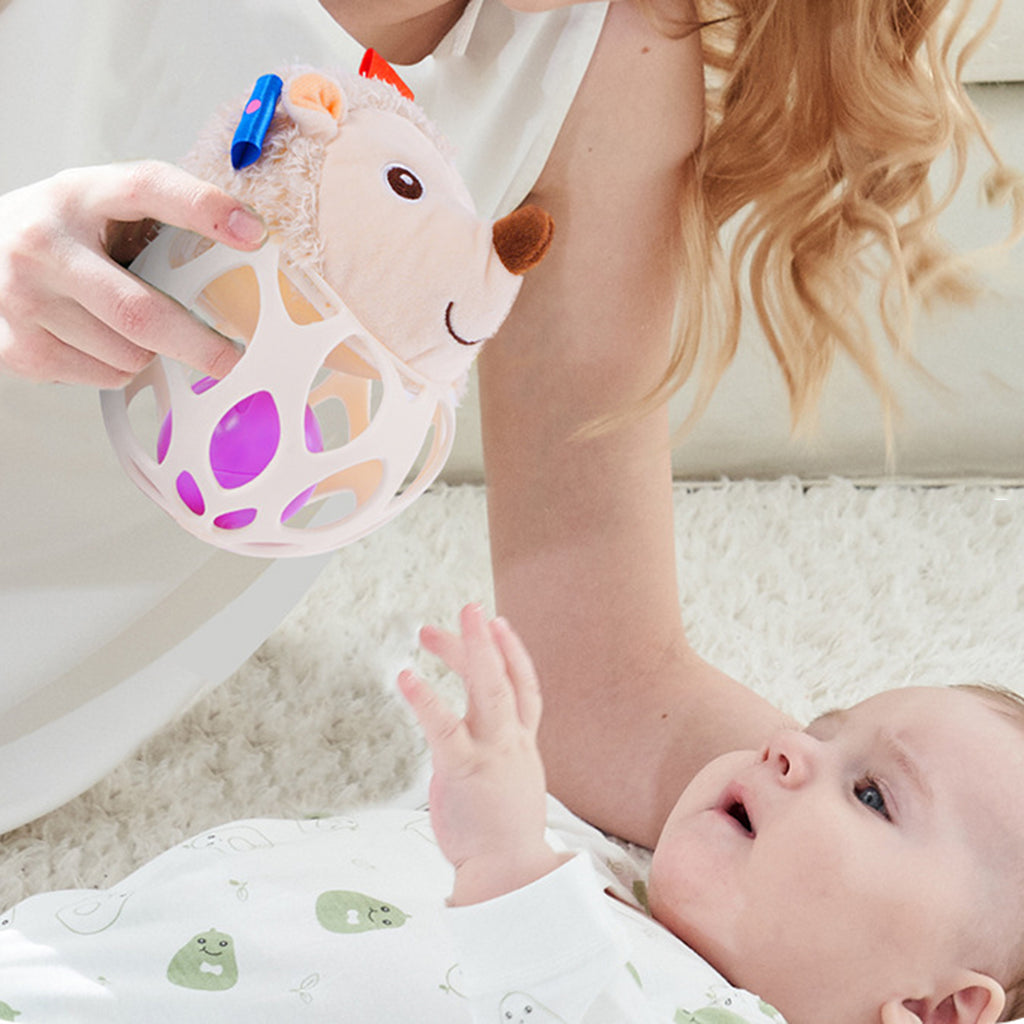 Plush Animal Ball Toy with Bell G625479