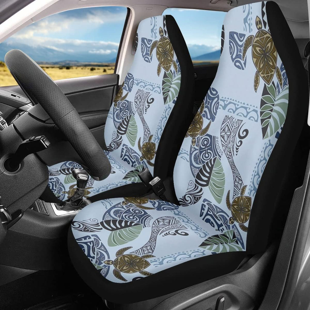 Leopard Print Car Seat Covers, Pack of 2 H62799