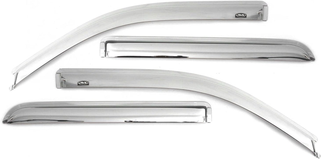 4-Piece Dark Smoke Side Window Deflector R678