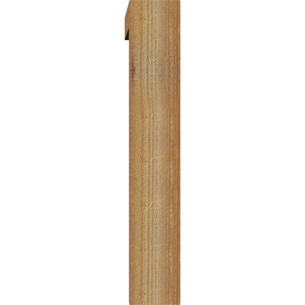 Traditional Block Rough Sawn Bracket with Offset Brace S493811