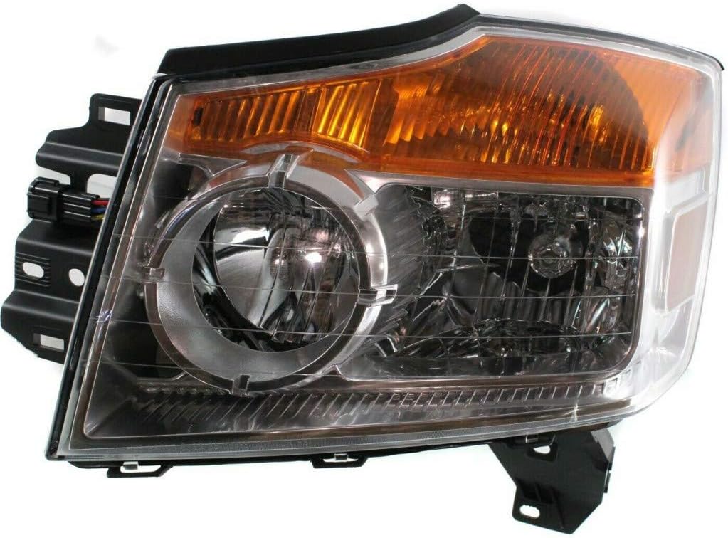 Headlight Assembly for Nissan Armada 2008-2015 Driver Side Halogen B7012