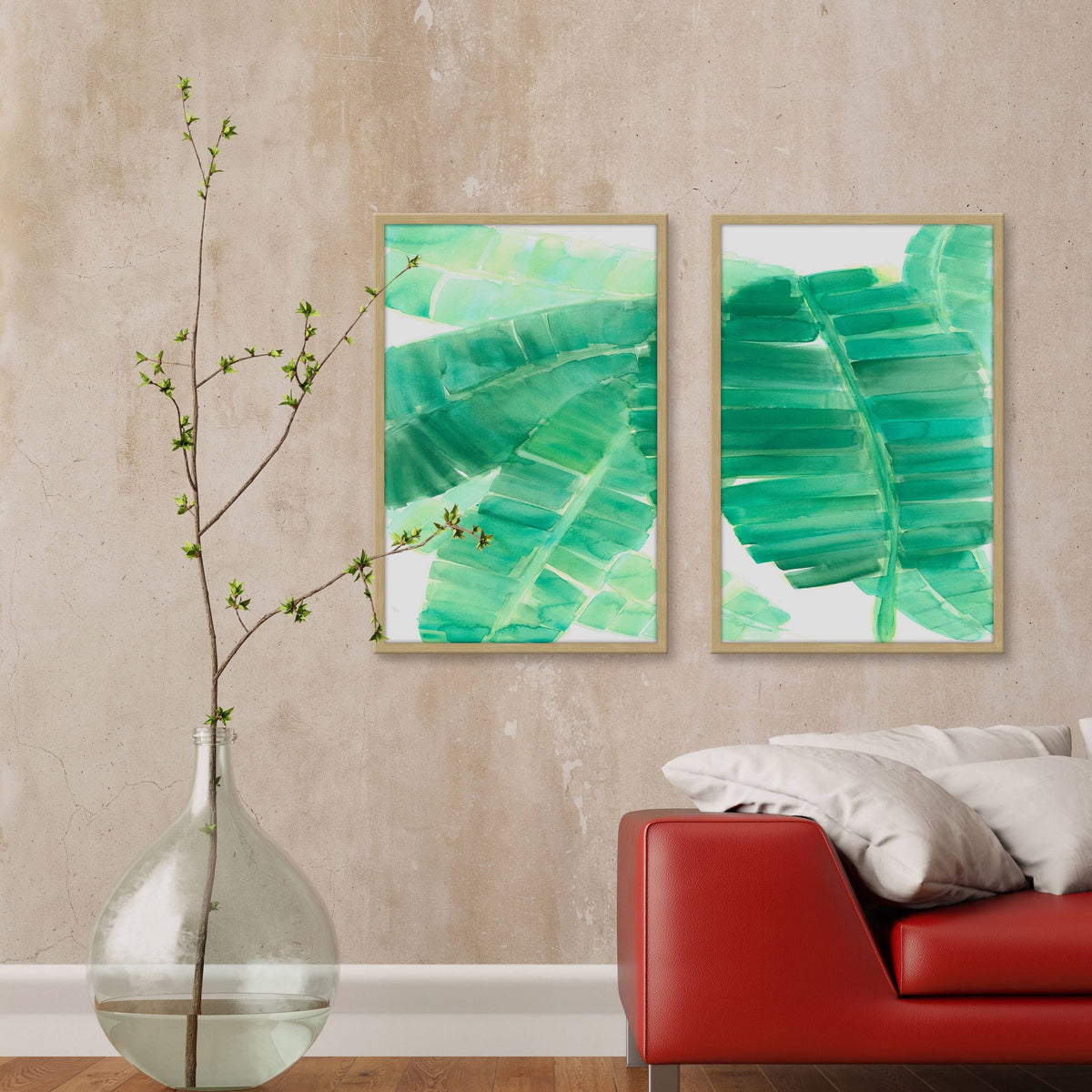 18 inch x 24 inch Diptych J634082