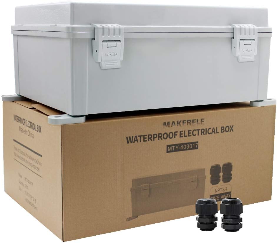 Waterproof ABS Plastic Electrical Box with Wall Bracket IP65 U921