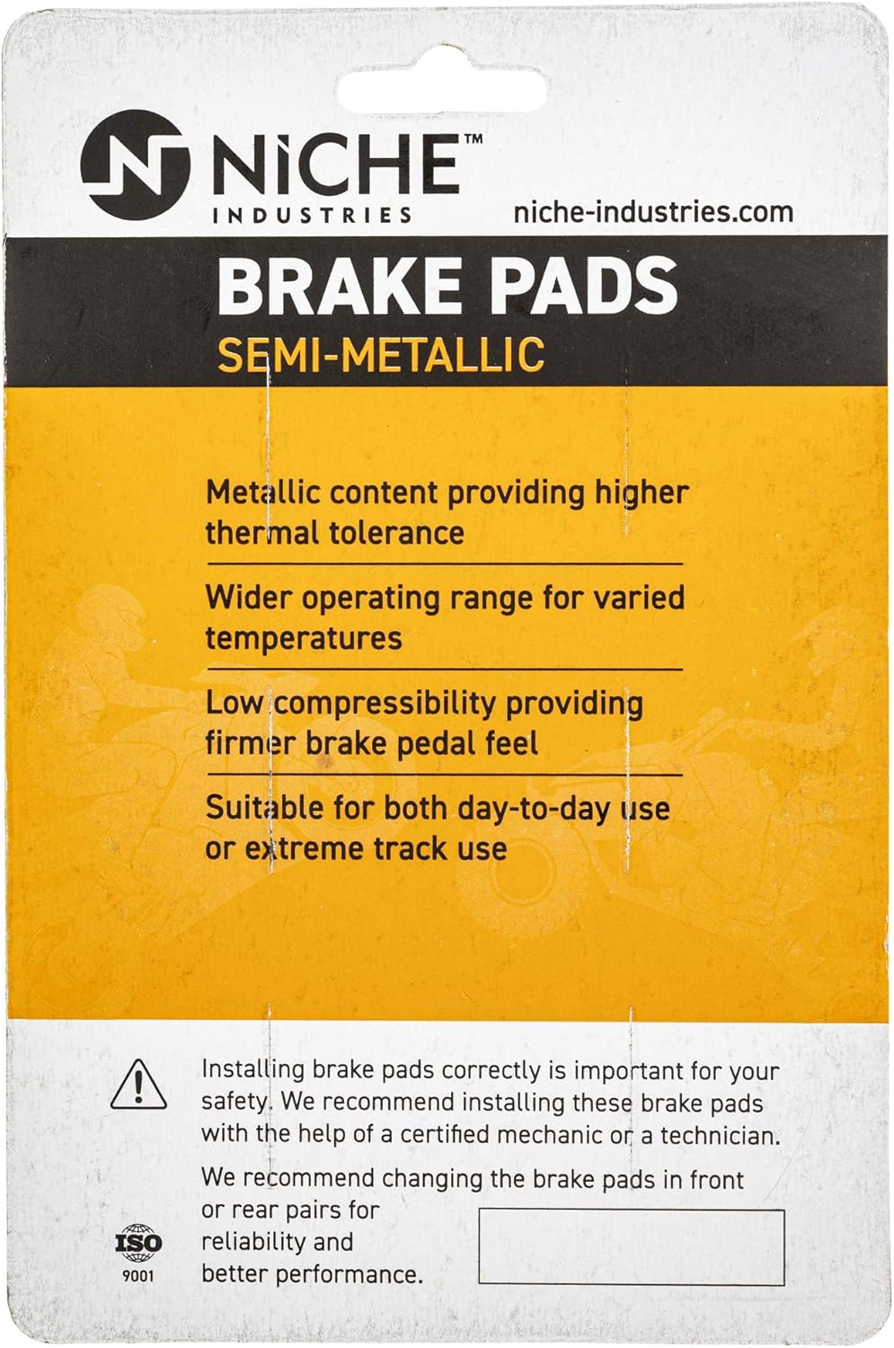 Rear Semi-Metallic Brake Pad Set 4 Pack N2363