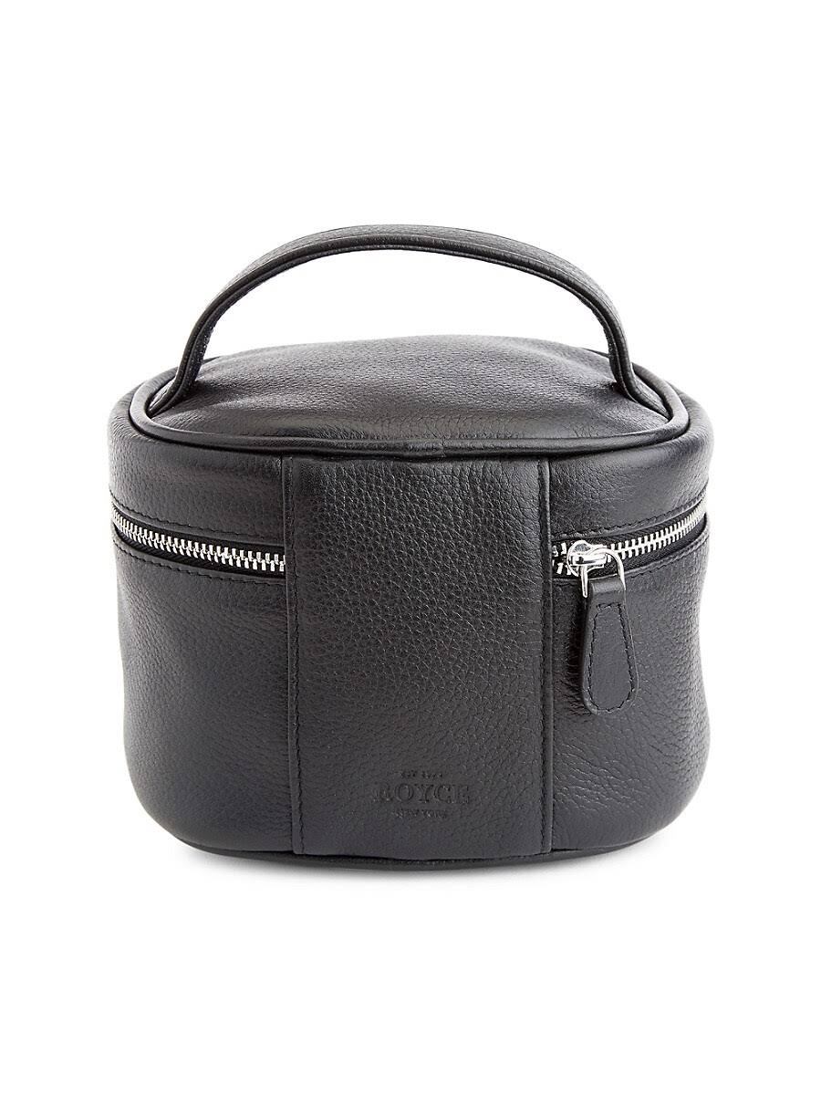 Black/Red Leather Valet Tray P859597