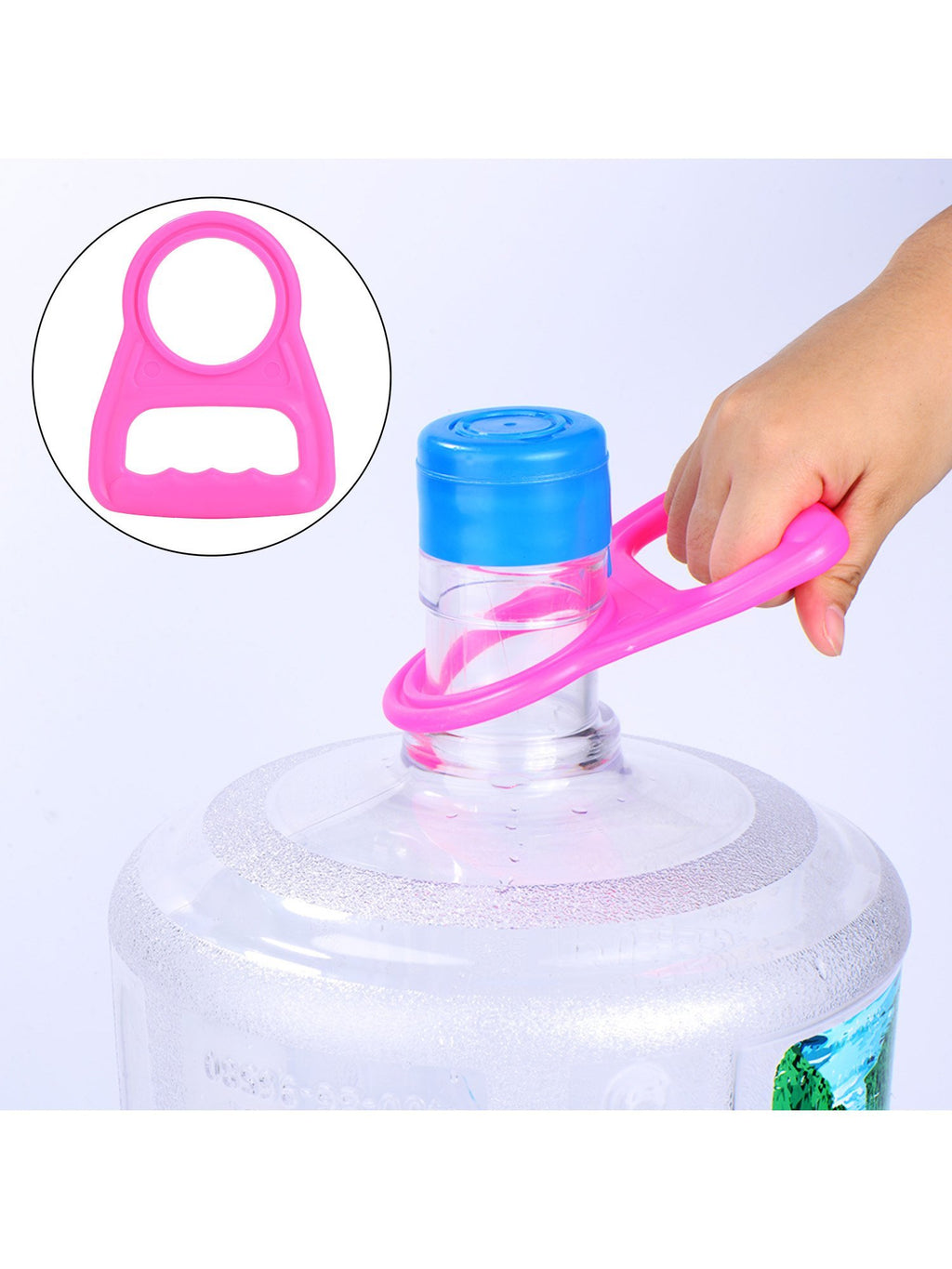 20 Pieces Non Spill 55 mm Water Jug Caps with 1 Piece Bottle Handle K1831
