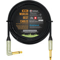 40 Foot Low-Capacitance Guitar Bass Instrument Cable with Gold TS Connectors X130202