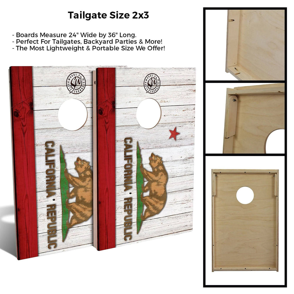 Solid Wood 10 Piece Cornhole Set O248461