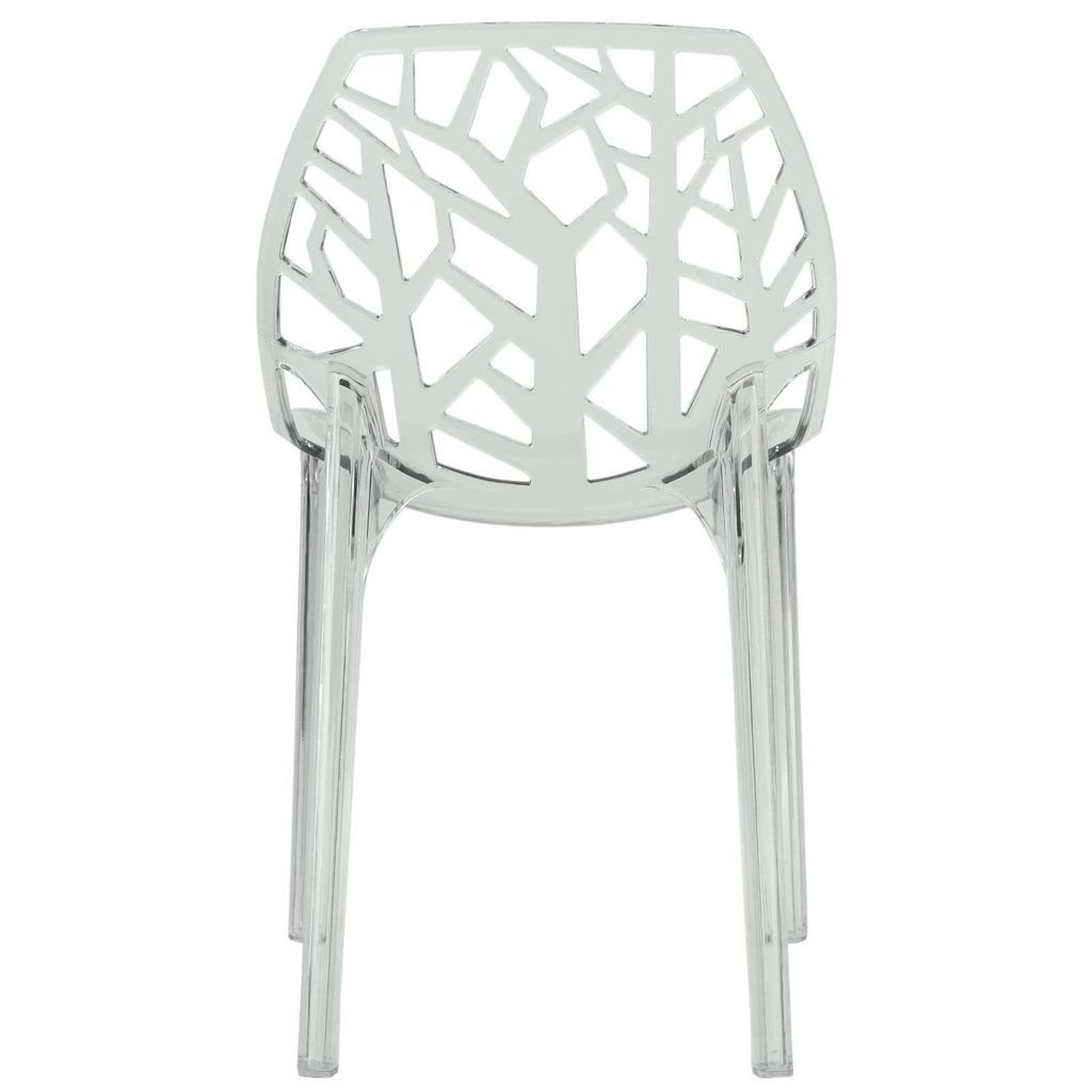 Clear Modern Dining Side Chair H461458
