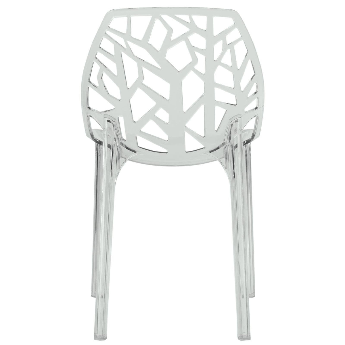 Clear Modern Dining Side Chair H461458