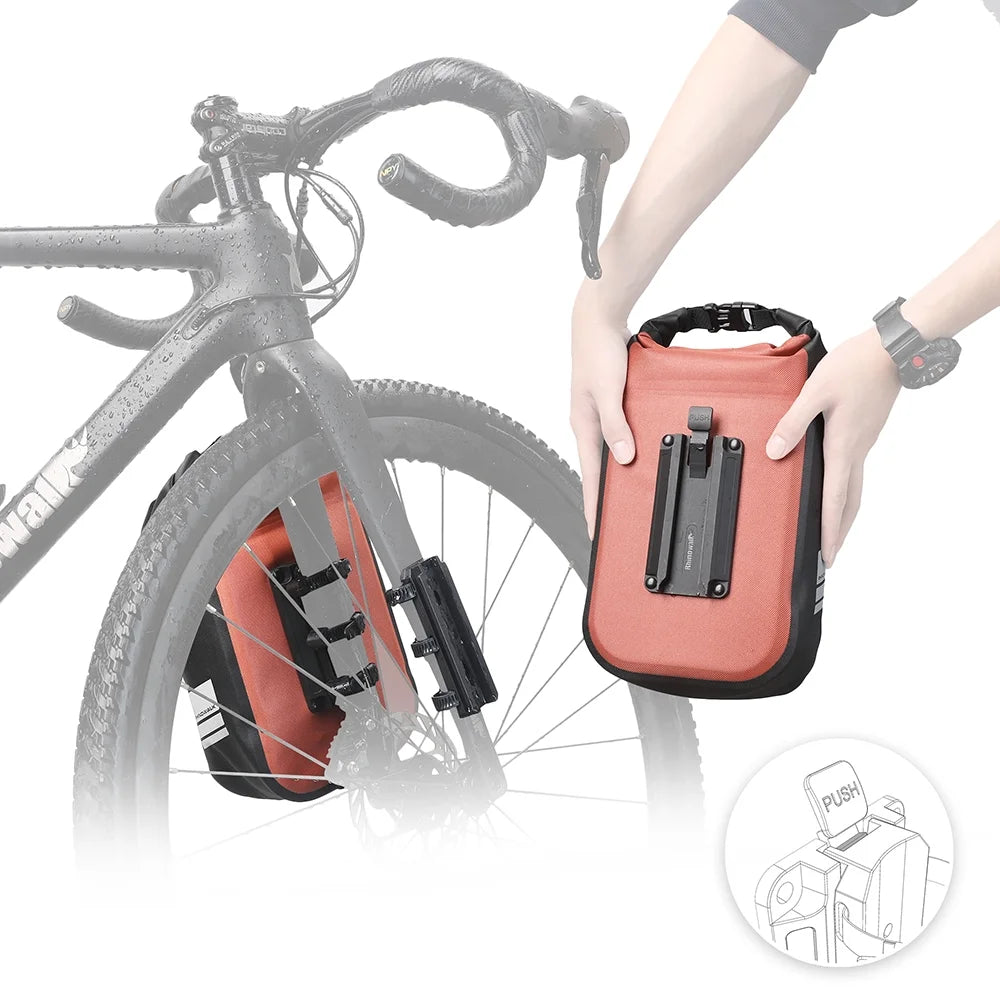 4L Bike Front Fork Bag Waterproof Cycling Bag U849267