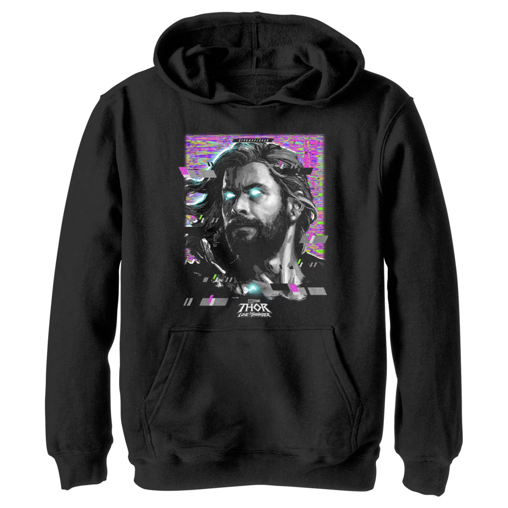 Black Large Pull Over Hoodie F4649
