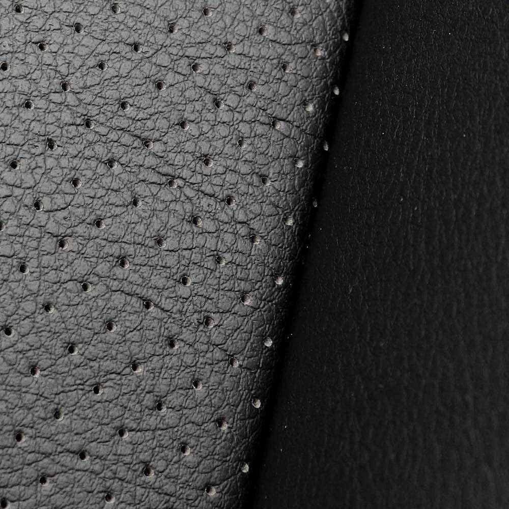 Black Bottom Perforated Leather Seat Cover Pack of 2 J802728