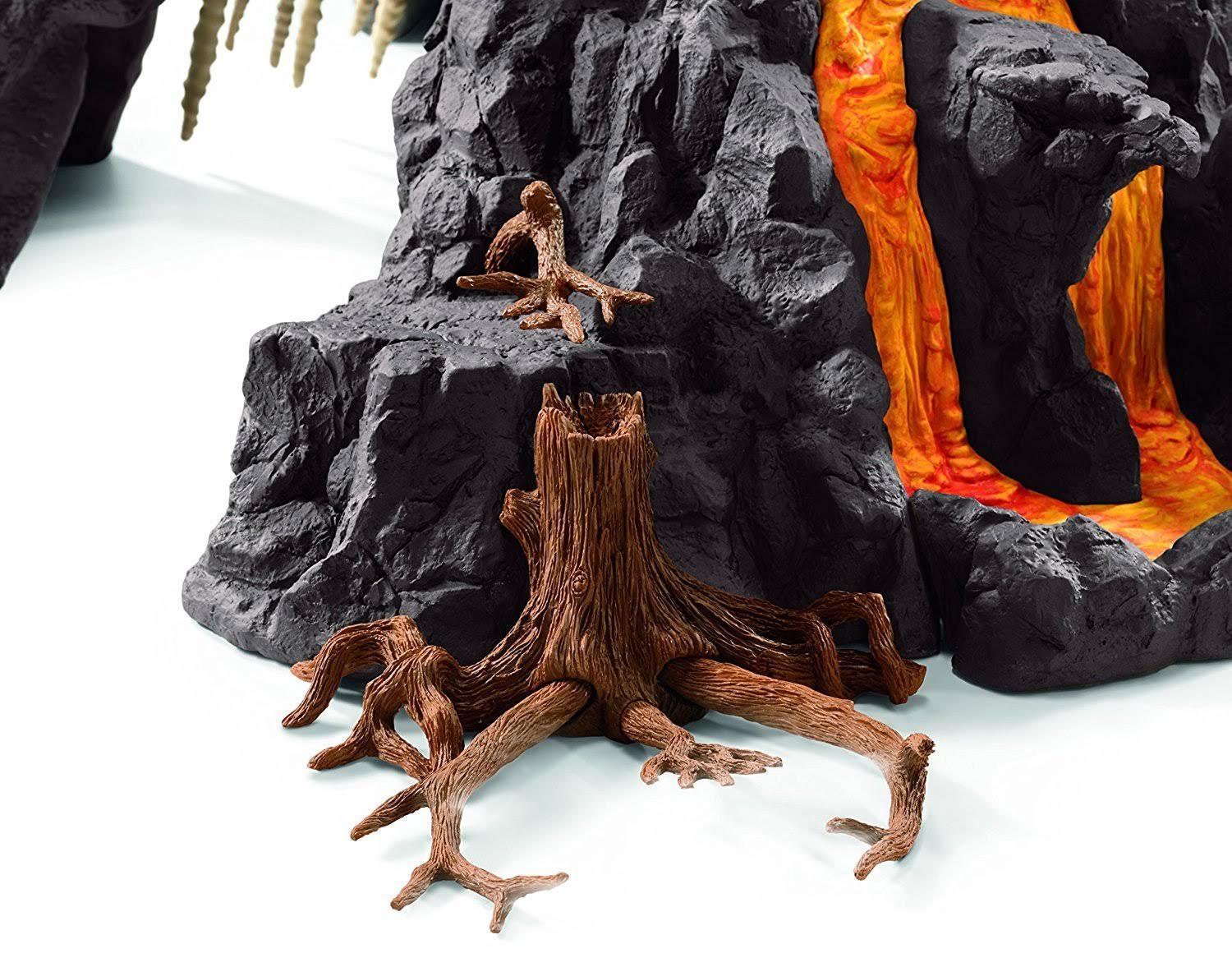 Giant Volcano with T-Rex W19436