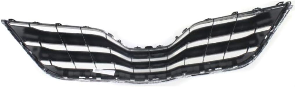 Chrome Shell Painted Black Insert Grille Assembly for Toyota Camry 2010 2011 LE Model Plastic L78056