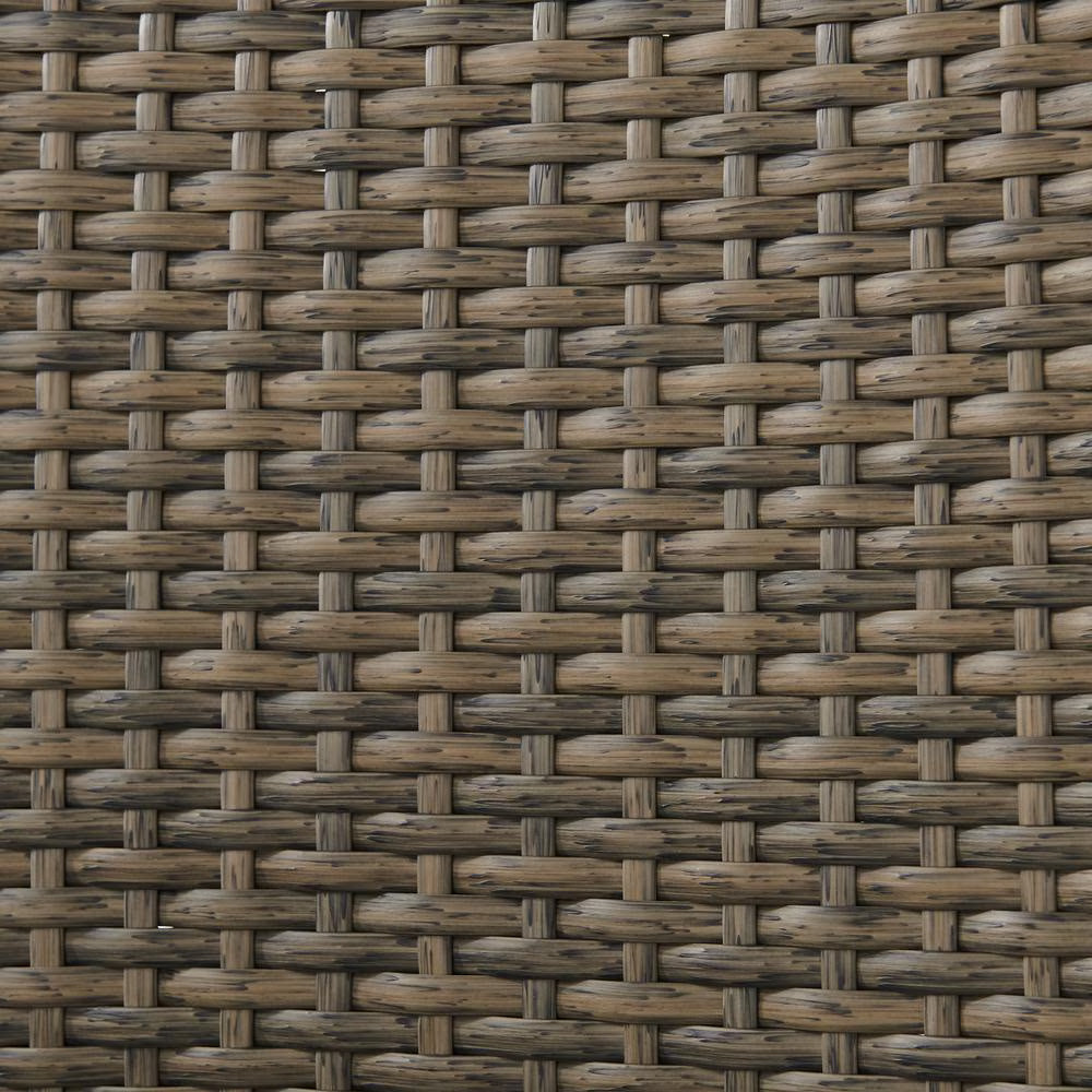 Light Brown Wicker Outdoor Side Table G8558
