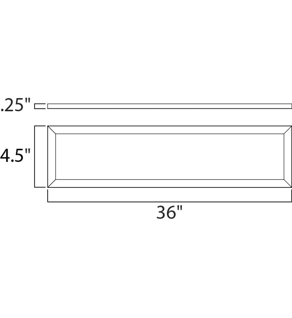 Under Cabinet White Counter X62707