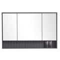 Rock Gray Surface Mount Framed Medicine Cabinet U49766