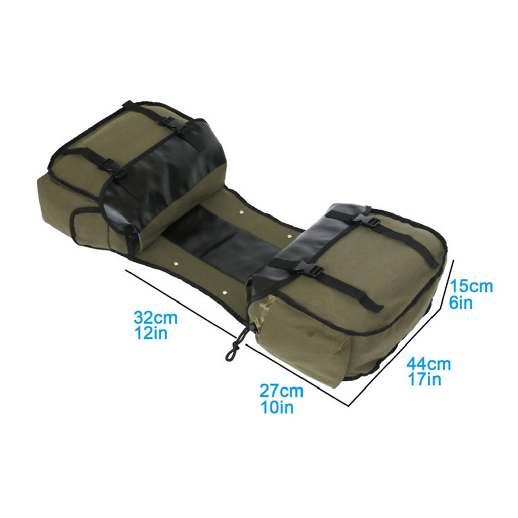Waterproof Canvas Motorbike Saddle Bag Y410216