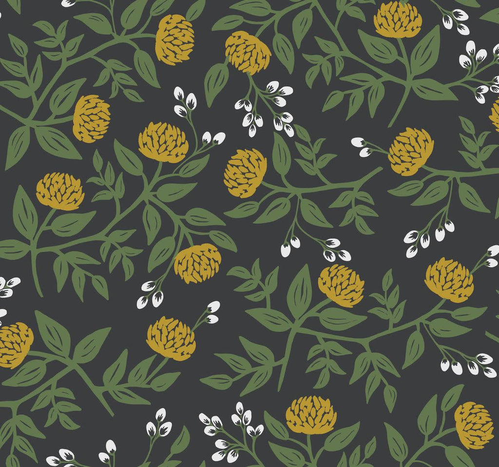 Black & Gold Peonies Wallpaper Z374016