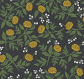 Black & Gold Peonies Wallpaper Z374016