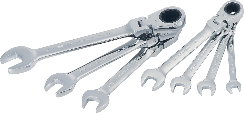 7-Piece SAE Flex Reversible Ratchet Set M543