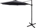10 ft Cantilever Offset Outdoor Patio Umbrella with Base Stand I6881