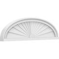 32x22W x 9x22H x 2x22P Elliptical Sunburst PVC Pediment W5649
