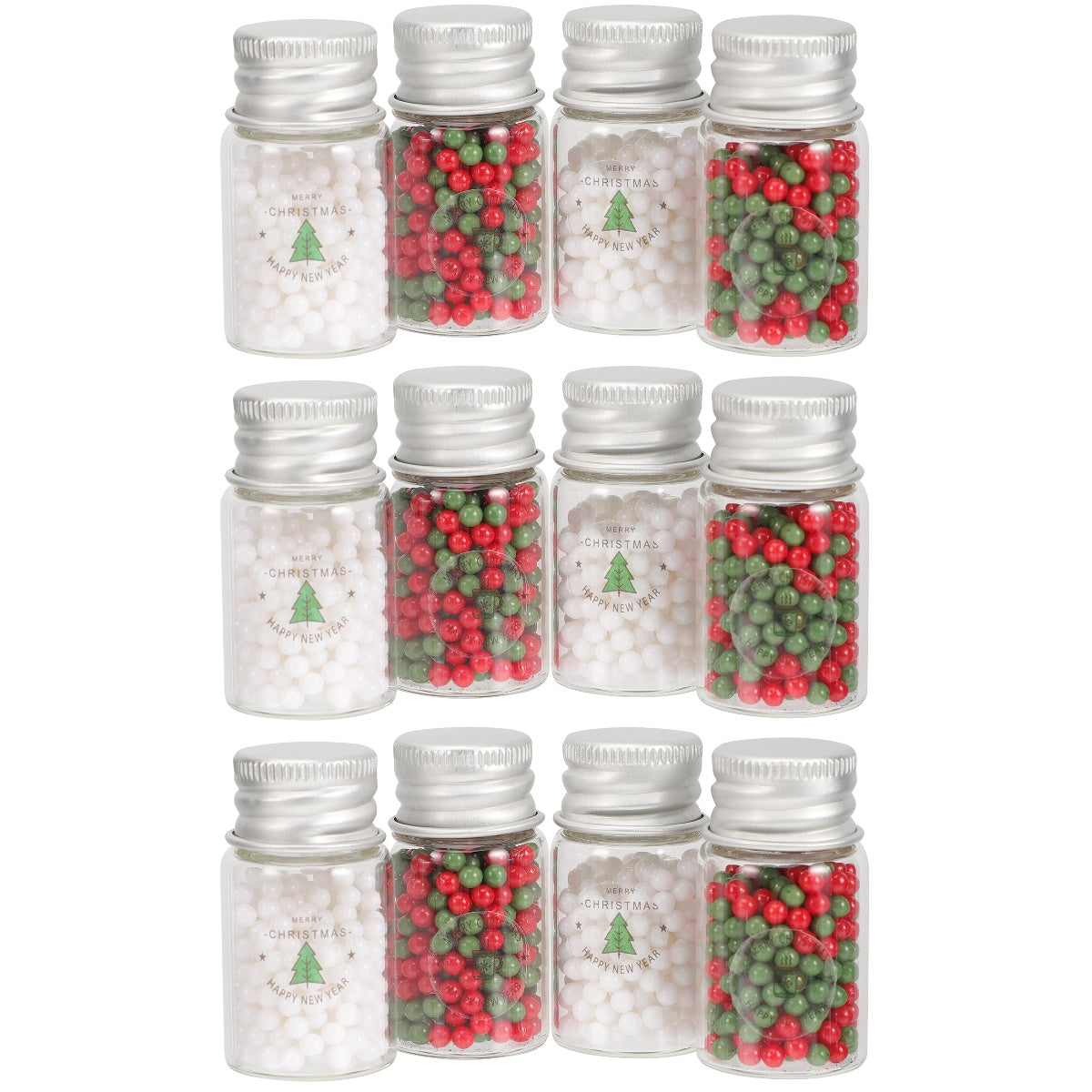 12 pcs Miniature Christmas Doll House Candy Props F254185