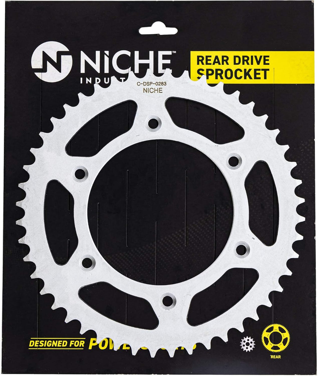 Drive Sprocket Chain Combo Front 13 Rear 48 Tooth 520NZ Standard 112 Links Pack of 2 Z89635