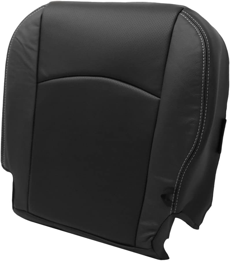 Black Bottom Perforated Leather Seat Cover Pack of 2 J802728