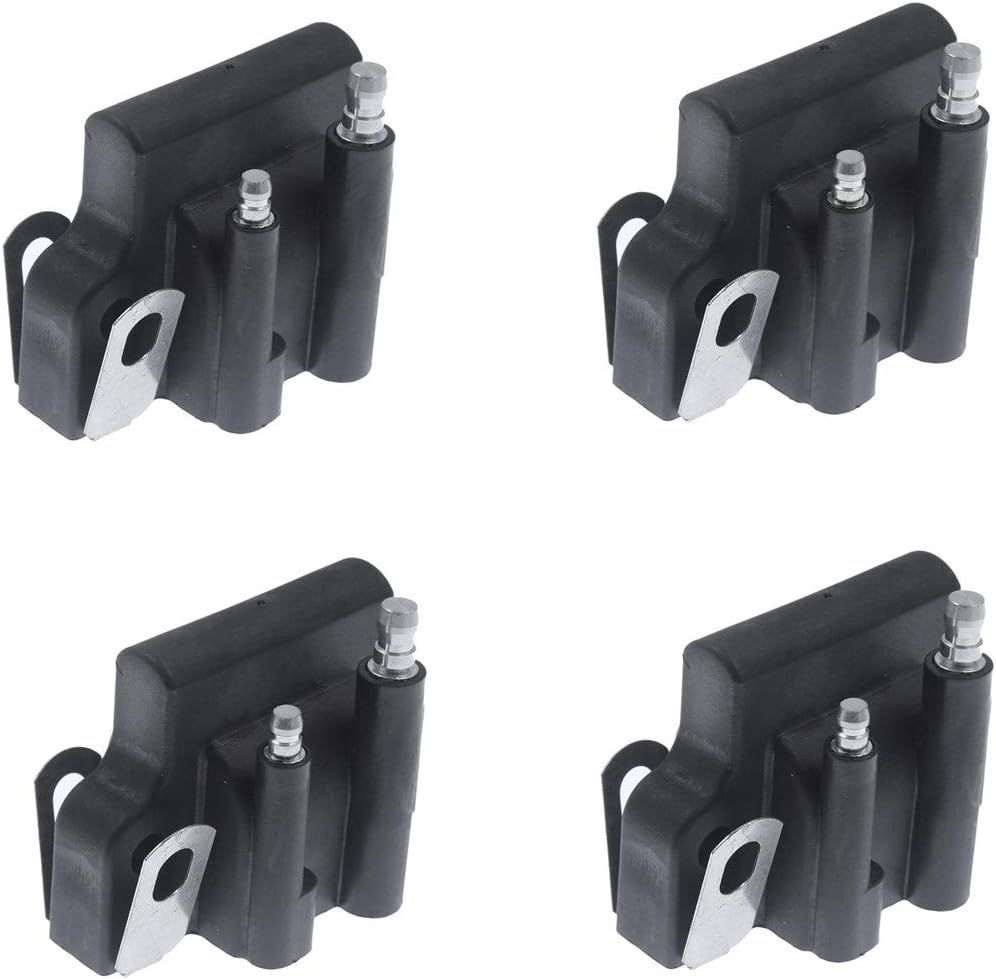 Ignition Coil for Johnson Evinrude Outboard Motor 1985-2005 4HP to 300HP Replaces 18-5179 582508 4 Packs M538