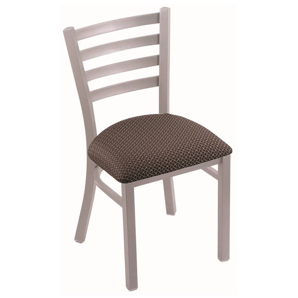 Anodized Nickel Finish Chair with Axis Truffle Seat H9064