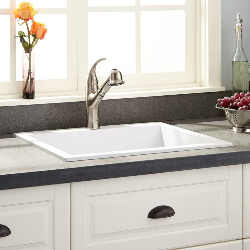 Granite Composite Drop In Single Basin Kitchen Sink I1760