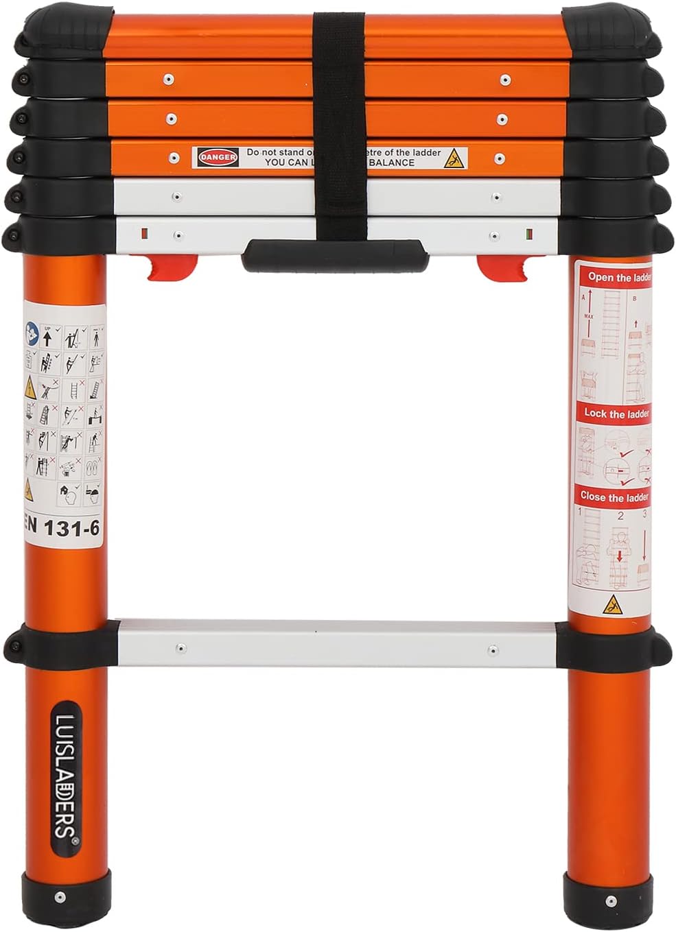 Telescoping Ladder 6.5 Feet 330 Lb Capacity D883883