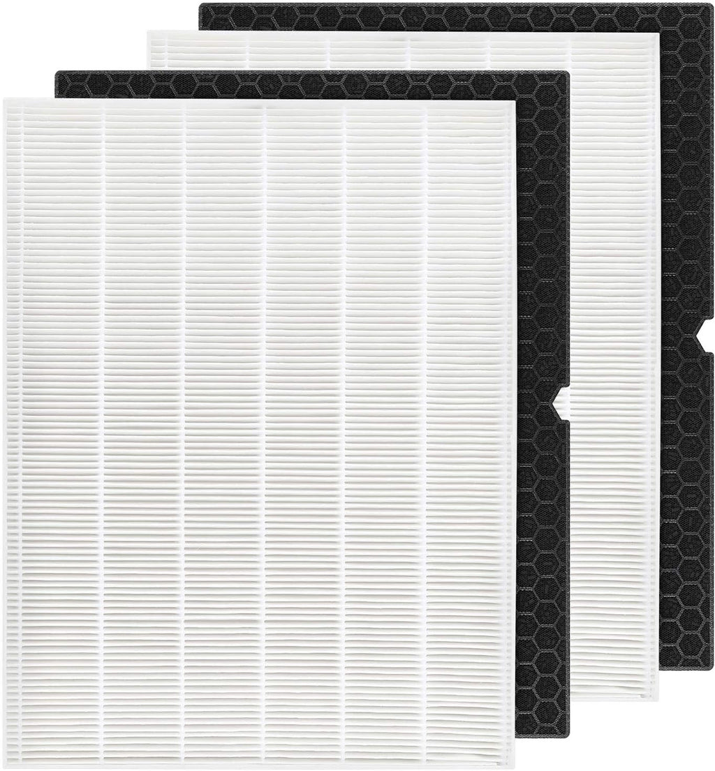 2 Sets HEPA Replacement Filter and 2 Activated Carbon Filter Combo Pack V789
