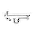 Satin Brass Compression Supply Kit with Trap C839