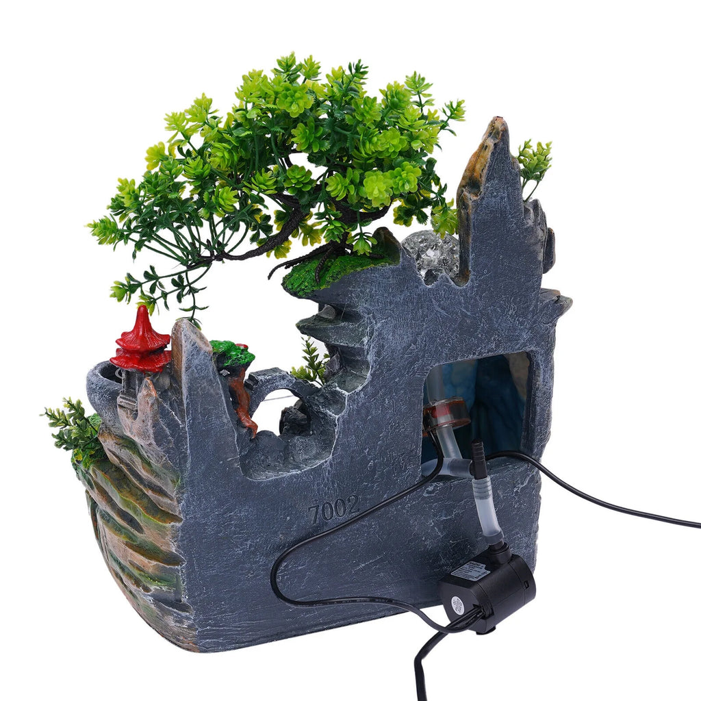 Indoor Rockery Water Fountain with LED Light O853