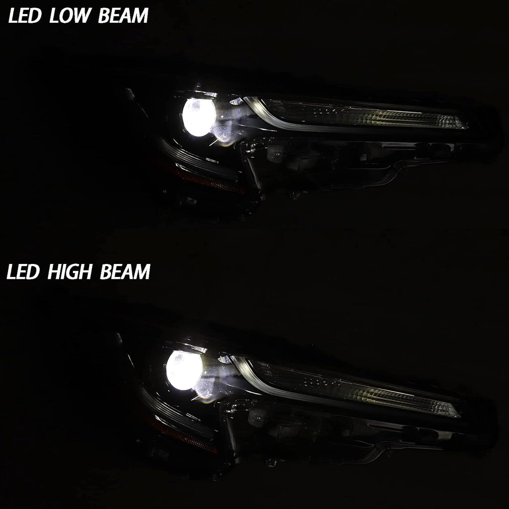 Passenger Side Headlight Assembly for 2020-2021 Toyota Corolla L LE Z75874