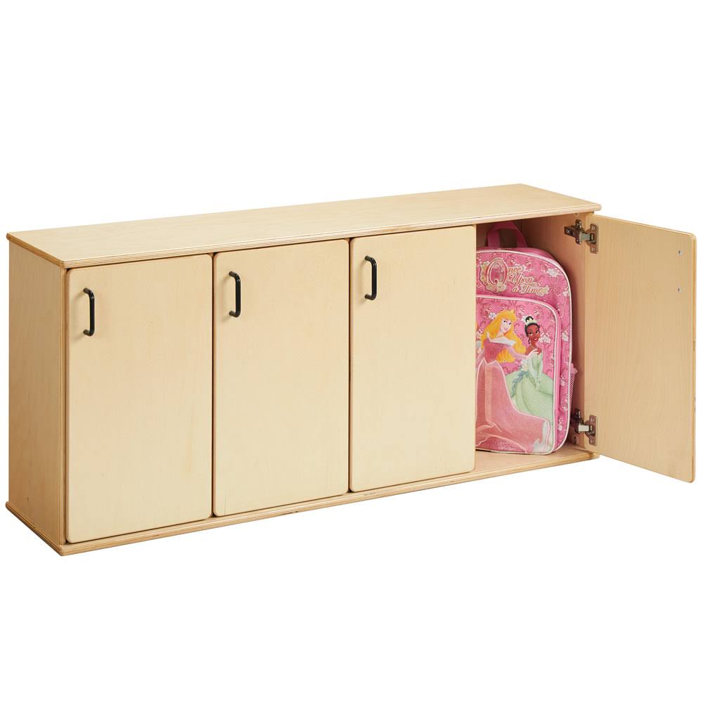 4 Sections Stacking Lockers D67782