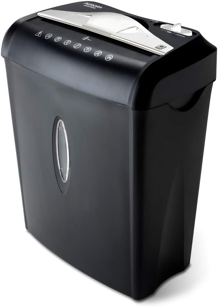 14-Sheet Crosscut Paper Shredder with 6-Gallon Pullout Basket O543