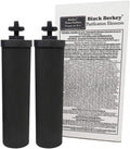 Black Berkey Purification Elements Water Purifier Replacement Filters (Pack of 2) R449782