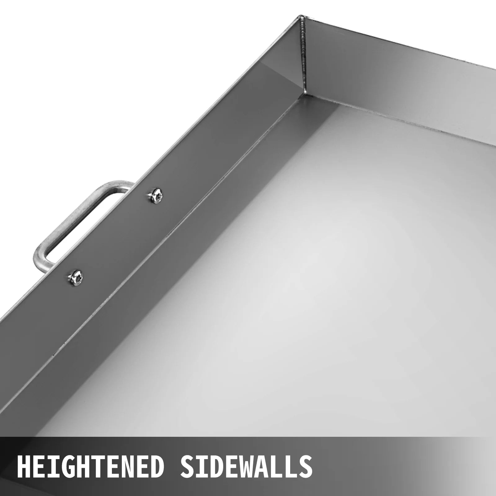 Stainless Steel Flat Top Griddle 32" X 17" with 2 Handles D937