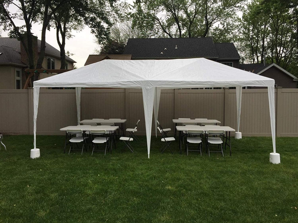 10x20 Outdoor Canopy Tent with 6 Removable Walls L967